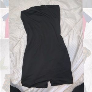 Fashion nova black party suit built in bra. small